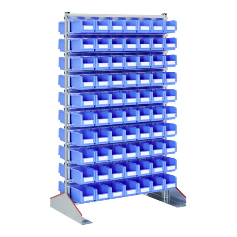 Bito Ständerregale SR22 L 1130 mm x H 1885 mm x T 700 mm zweiseitige Nutzung, verzinkt