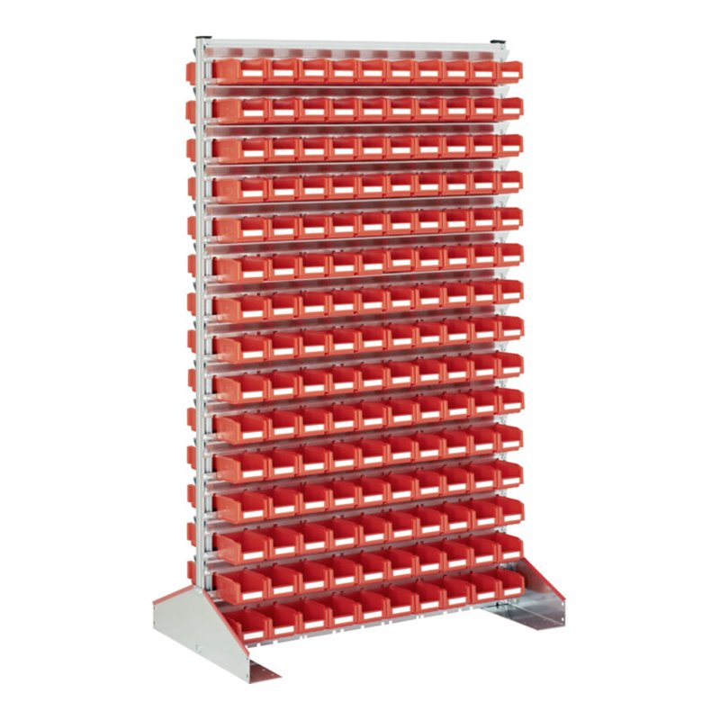 Bito Ständerregale SR21 L 1130 mm x H 1885 mm x T 700 mm zweiseitige Nutzung, verzinkt