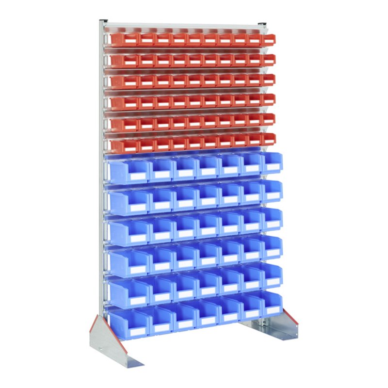 Bito Ständerregale SR15 L 1130 mm x H 1885 mm x T 500 mm einseitige Nutzung, verzinkt