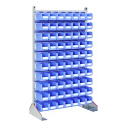 Bito Ständerregale SR12 L 1130 mm x H 1885 mm x T 500 mm einseitige Nutzung, verzinkt