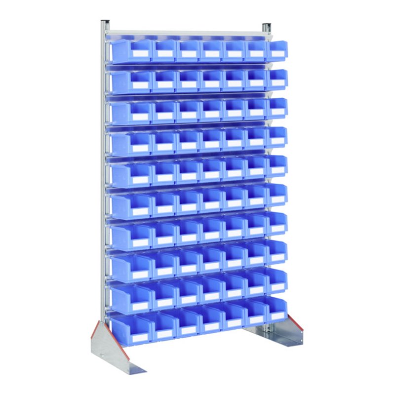 Bito Ständerregale SR12 L 1130 mm x H 1885 mm x T 500 mm einseitige Nutzung, verzinkt