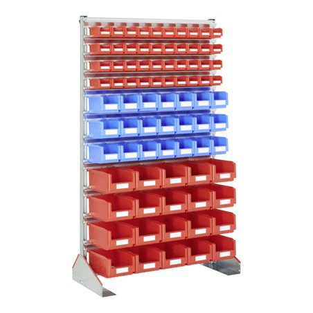 Bito Ständerregale SR1N L 1130 mm x H 1885 mm x T 500 mm einseitige Nutzung, verzinkt