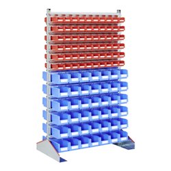 Bito Ständerregale SR25 L 1130 mm x H 1885 mm x T 700 mm zweiseitige Nutzung, verzinkt