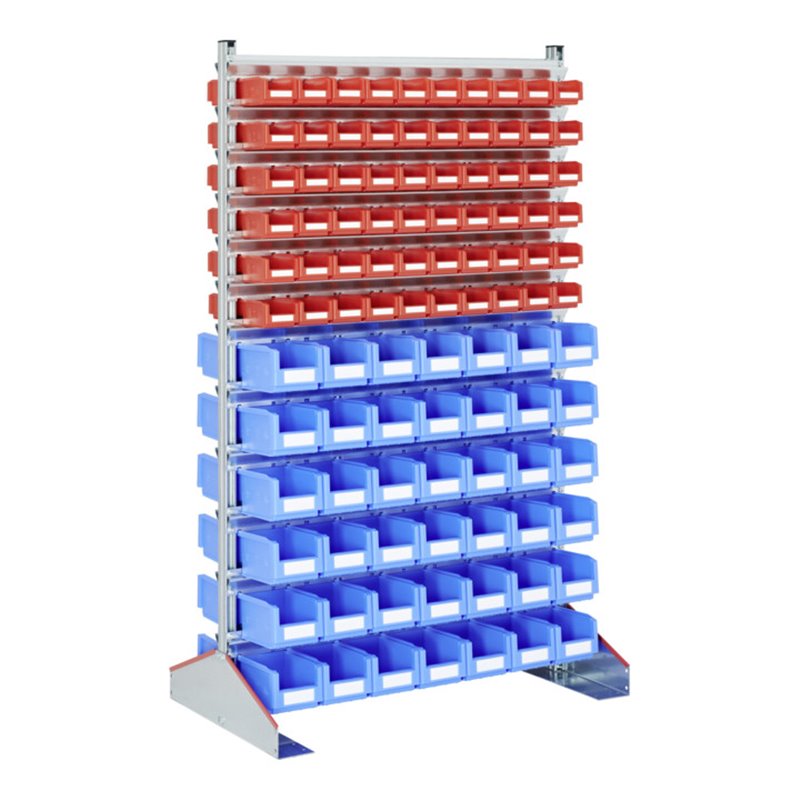 Bito Ständerregale SR25 L 1130 mm x H 1885 mm x T 700 mm zweiseitige Nutzung, verzinkt