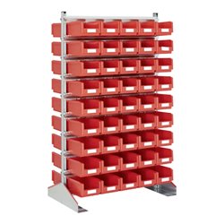 Bito Ständerregale SR23 L 1130 mm x H 1885 mm x T 700 mm zweiseitige Nutzung, verzinkt