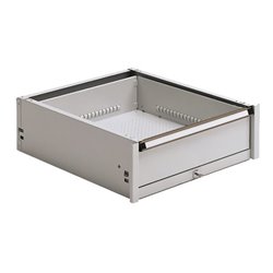 Bito Schubfächer ASF1K B 526 mm x H 128 mm x T 475 mm, lichtgrau