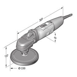 Fein Polierer Boot WPO 14-15 E Marine-Polierset mit Zubehör