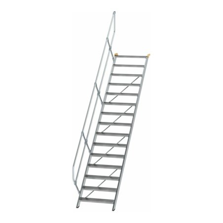 MUNK Aluminium-Treppe Stufen 45° 15 Stufen