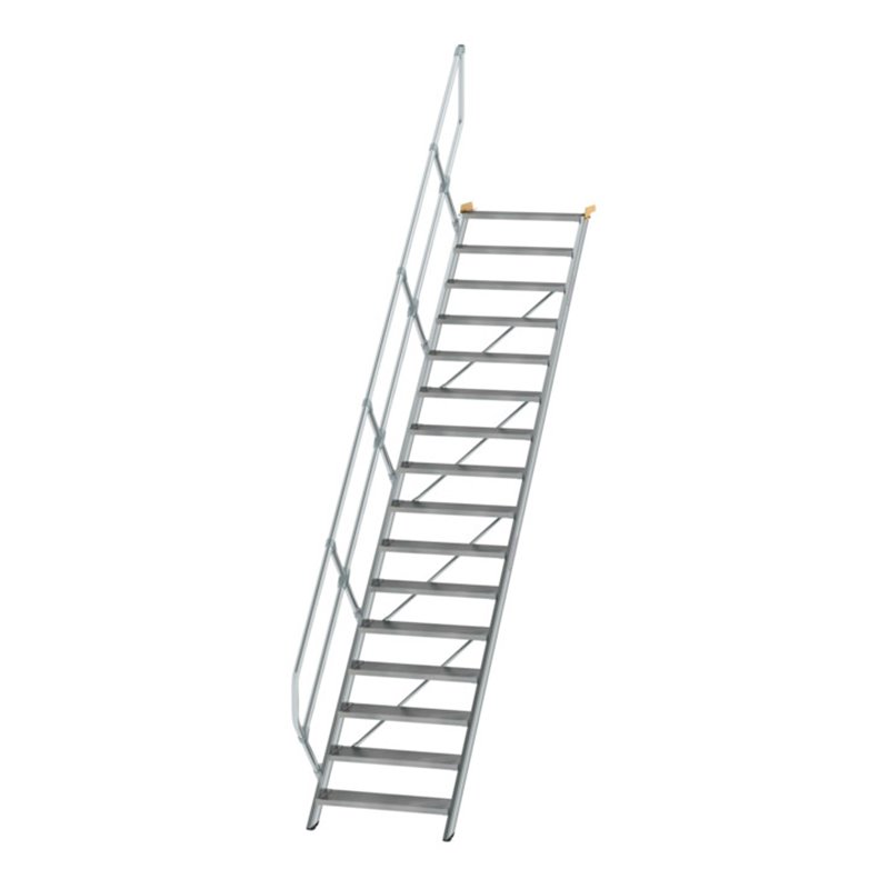 MUNK Aluminium-Treppe Stufen 45° 16 Stufen