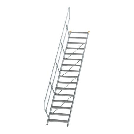 MUNK Aluminium-Treppe Stufen 45° 16 Stufen