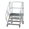 MUNK Aluminium-Plattformtreppe fahrbar 45° 4 Stufen