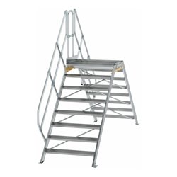 MUNK Aluminium-Überstiege 45° 8 Stufen
