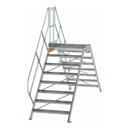 MUNK Aluminium-Überstiege 45° 8 Stufen