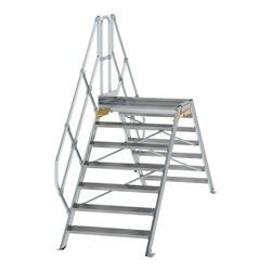 MUNK Aluminium-Überstiege 45° 7 Stufen