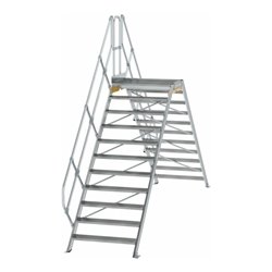 MUNK Aluminium-Überstiege 45° 11 Stufen