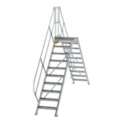 MUNK Aluminium-Überstiege 45° 10 Stufen