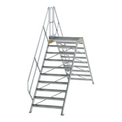 MUNK Aluminium-Überstiege 45° 10 Stufen