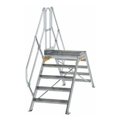 MUNK Aluminium-Überstiege 45° 5 Stufen