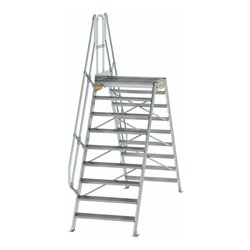 MUNK Aluminium-Überstiege 60° 9 Stufen