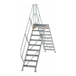 MUNK Aluminium-Überstiege 45° 9 Stufen