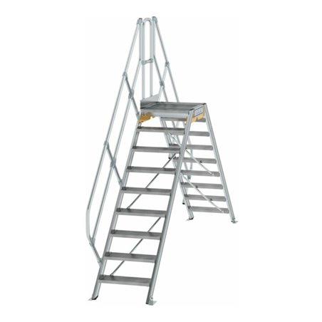 MUNK Aluminium-Überstiege 45° 9 Stufen