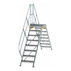 MUNK Aluminium-Überstiege 45° 8 Stufen