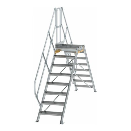 MUNK Aluminium-Überstiege 45° 8 Stufen