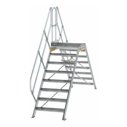 MUNK Aluminium-Überstiege 45° 8 Stufen