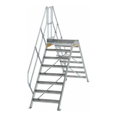 MUNK Aluminium-Überstiege 45° 8 Stufen