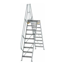 MUNK Aluminium-Überstiege 60° 9 Stufen