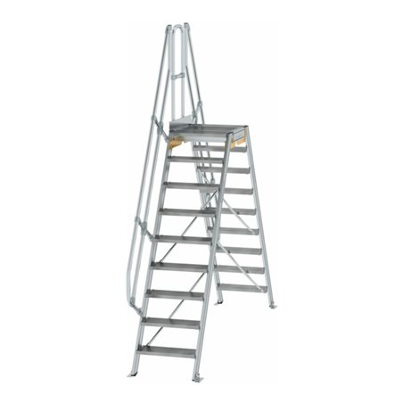 MUNK Aluminium-Überstiege 60° 9 Stufen