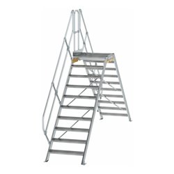 MUNK Aluminium-Überstiege 45° 10 Stufen