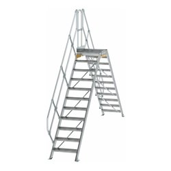 MUNK Aluminium-Überstiege 45° 11 Stufen