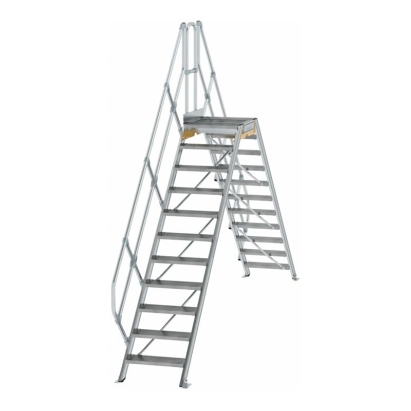 MUNK Aluminium-Überstiege 45° 11 Stufen