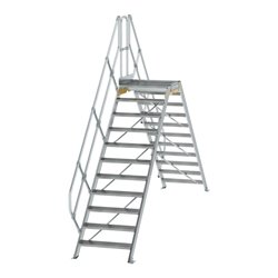 MUNK Aluminium-Überstiege 45° 11 Stufen