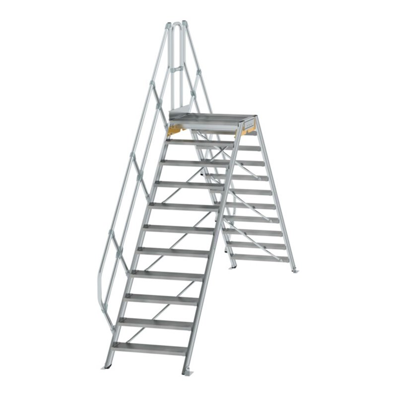 MUNK Aluminium-Überstiege 45° 11 Stufen