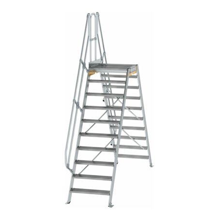 MUNK Aluminium-Überstiege 60° 10 Stufen