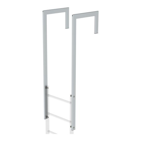 MUNK Ausstiegsholm abgewinkelt Alu eloxiert