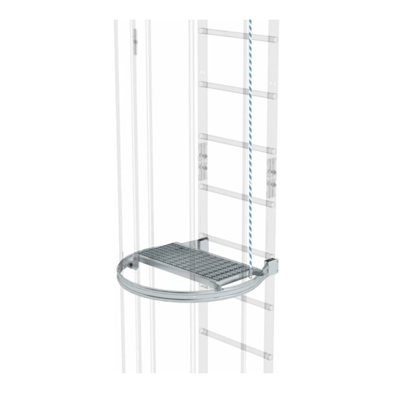 MUNK Zwischenplattform klappbar Aluminium blank