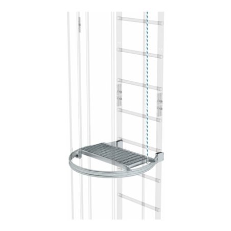 MUNK Zwischenplattform klappbar Aluminium blank