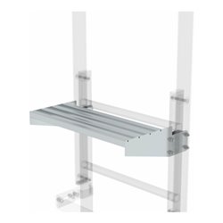 MUNK Ausstiegstritt Alu blank Spaltmaß 250 mm