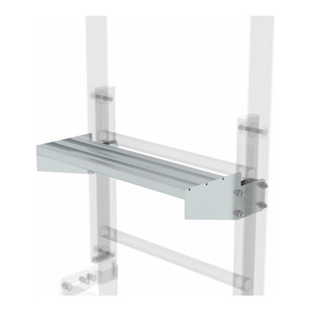 MUNK Ausstiegstritt Alu blank Spaltmaß 200 mm