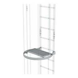 MUNK Zwischenplattform klappbar Aluminium eloxiert