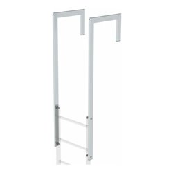 MUNK Ausstiegsholm abgewinkelt Alu blank