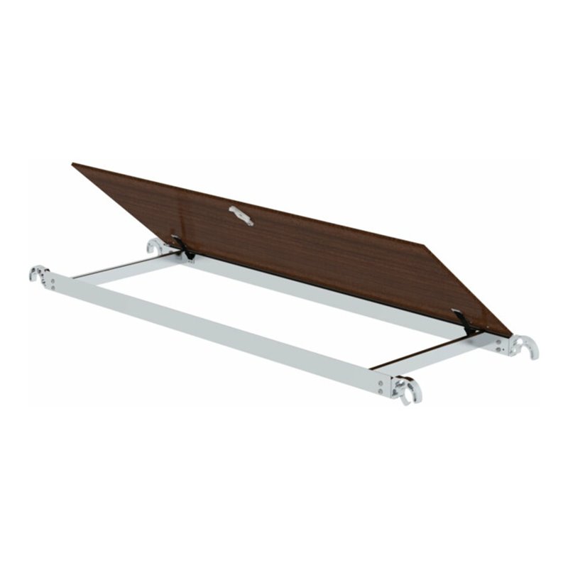 MUNK Plattform mit Längsklappe für Rollgerüst Schrägaufstieg oben