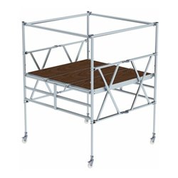 MUNK Alu-Klappgerüst Dreifach-Plattform