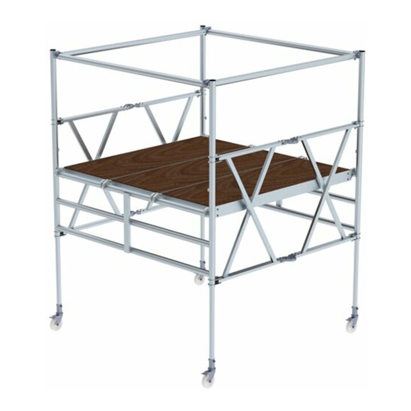 MUNK Alu-Klappgerüst Dreifach-Plattform