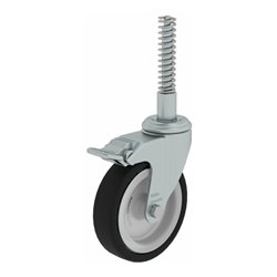 MUNK Federrolle Podestleiter elektrisch leitfähig mit Feststeller