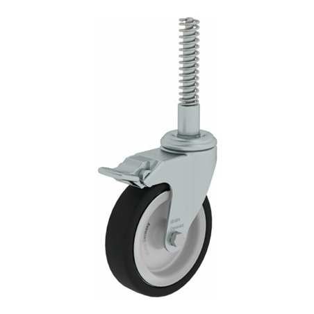 MUNK Federrolle Podestleiter elektrisch leitfähig mit Feststeller