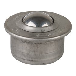 BS Rollen Kugelrolle E34.030 Stahl, Durchmesser 30 mm